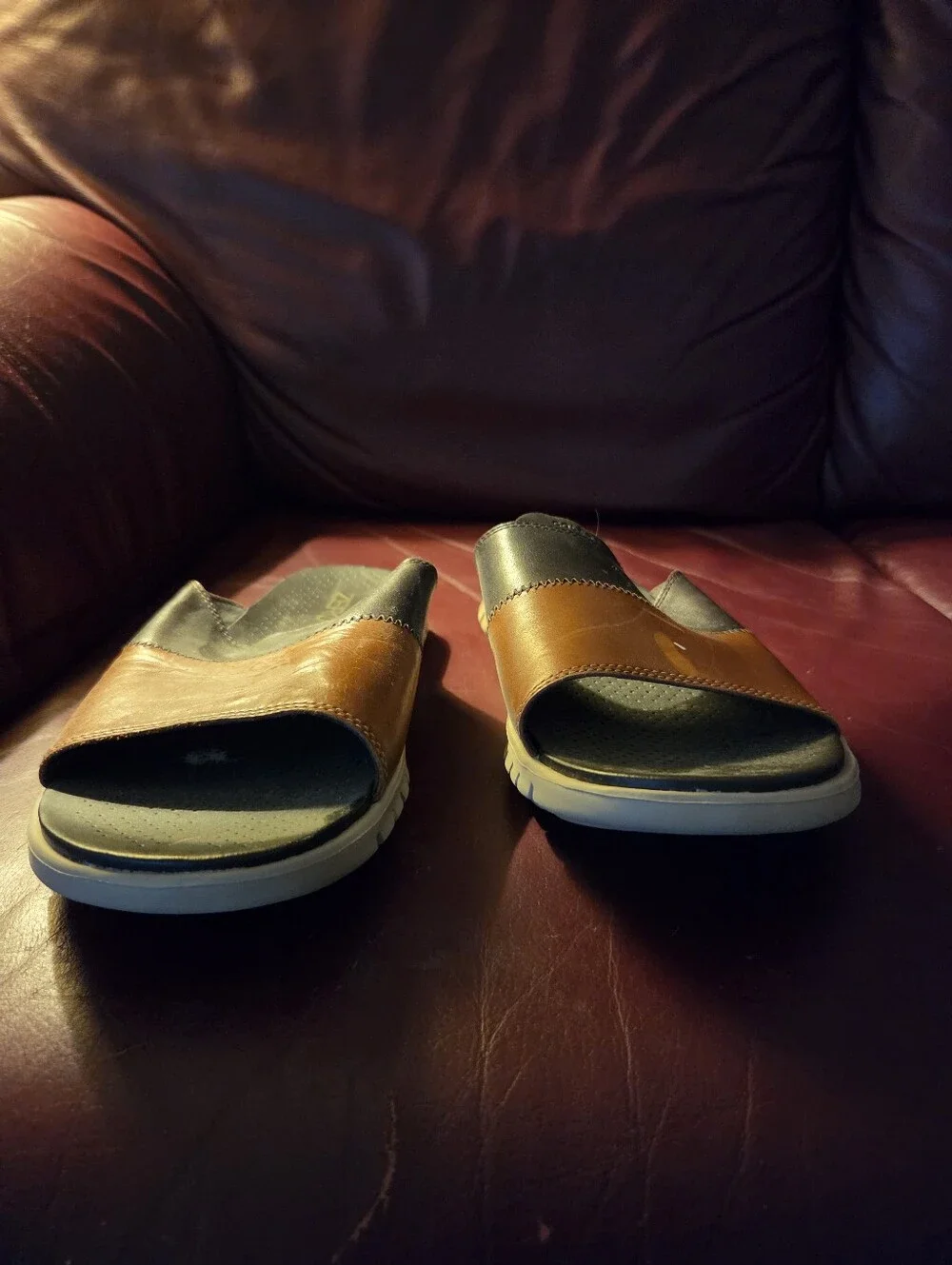 Cole Haan C27507 Zerogrand Slide Sandal Mens 10 Used Shoes Designer